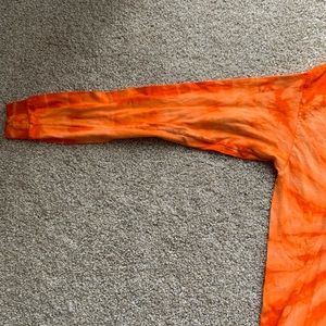 Orange Tie-dye long sleeve